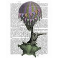 thumbnail image 3 of Fab Funky 12x14 Black Modern Framed Museum Art Print Titled - Navigating Rabbit, 3 of 5
