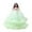 Green, variant on SPOORYYO Posable Wedding Bride Doll, Elegant Modern Gown Design, Foldable Gift Box Included, Decorative Centerpiece, Collectible Souvenir, Birthday Holiday Present