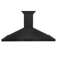 thumbnail image 3 of 48" ZLINE CrownSound Ducted Vent Wall Mount Range Hood in Black Stainless Steel with Built-in Bluetooth Speakers (BSKBNCRN-BT-48), 3 of 5