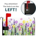 thumbnail image 4 of Spring Summer Flowers Mailbox Cover Magnetic Standard Size 21x18 Inch Spring Flowers Tulips Mailbox Covers Waterproof Mailbox Wraps Post Letter Box Decor for Home Garden Yard Outside, 4 of 5