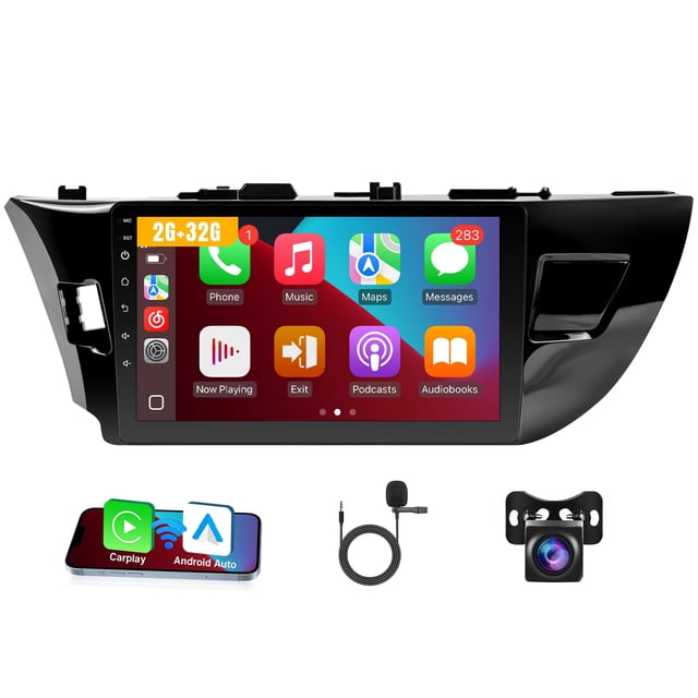 Radio de coche Leadafan para Toyota Corolla 2014-2016 de 10,1"