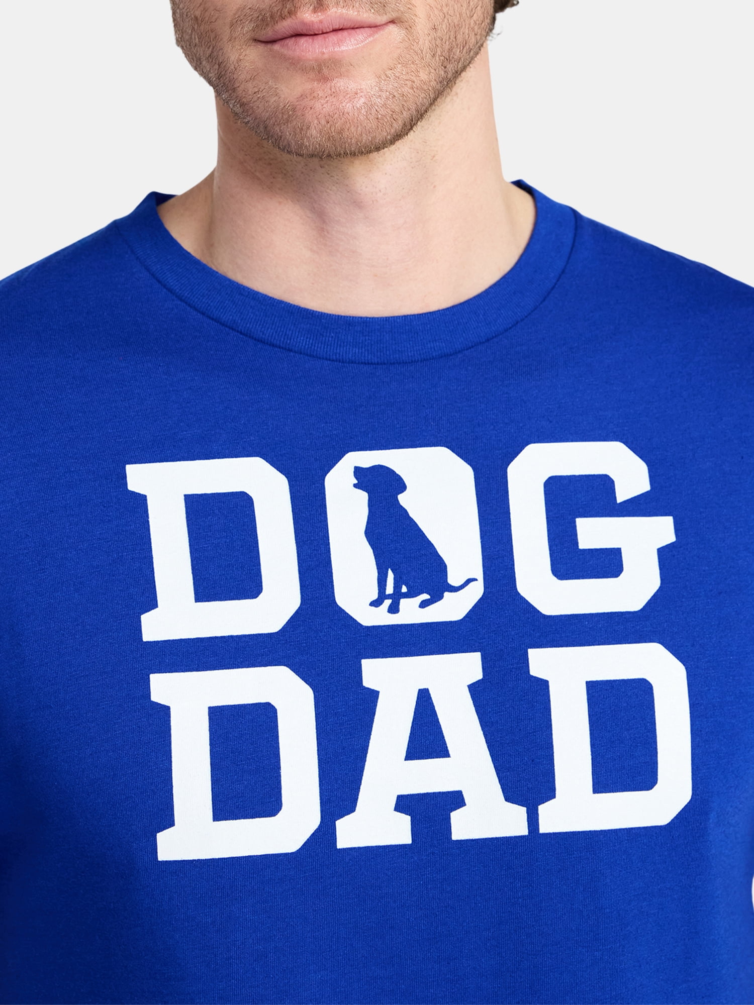 Father's Day Men's Dad Dog Graphic Tee by Way to Celebrate, Sizes XS-5XL