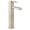 Brushed Nickel, variant on Moen S6712BL 90 Degree 1.2 GPM Vessel Single Hole Bathroom Faucet - Black