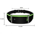thumbnail image 2 of Cinturón para correr, riñonera para mujeres y hombres, riñonera resistente al agua, cinturón para corredores para senderismo, fitness, viajes, bolsa ajustable para correr, accesorios para teléfono, 2 of 5
