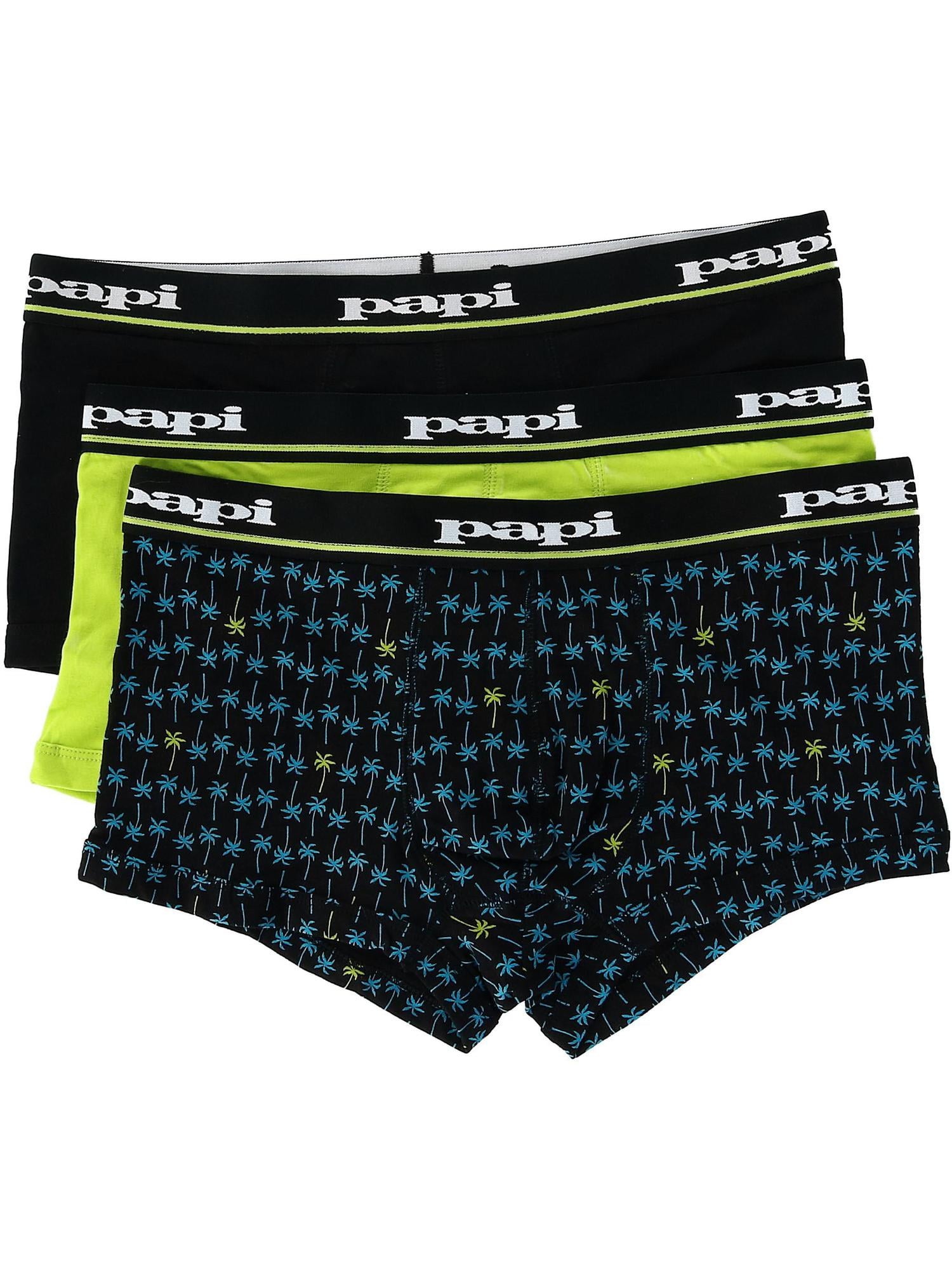 Papi Cotton Stretch Brazilian Trunk Underwear (3 Pair Pack) (Men's ...