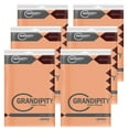 thumbnail image 2 of Peach 6 Pack Premium Disposable Plastic Tablecloth 84" Inch Round Table Cover By Grandipity, 2 of 7
