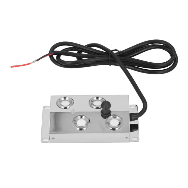 Mist Maker Fogger, Multifuncional Ultrasónico Mist Maker 4 Cabezales Fusibles De Boquilla Independientes DC45-48V Acero Inoxidable IP67 A Prueba De Agua Para Jardinería
