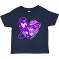 thumbnail image 3 of Inktastic Alzheimers Awareness Purple Ribbon Around Heart Boys or Girls Baby T-Shirt, 3 of 5