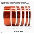 thumbnail image 3 of Cinta adhesiva aislante térmica de poliimida Kapton BGA resistente a altas temperaturas (33 m, 3 mm-50 mm) para impresoras., 3 of 6