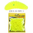 thumbnail image 3 of serony 50pcs/bag 2cm Soft Bread Bug Bionic Grubs Trout Lures Plastic Hand Pole Bait Artificial Fishing Lures, 3 of 9
