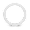 thumbnail image 2 of Silicone White 8.7mm Domed Band Size 9 Ring for Women and Men - 1.5 Grams, 2 of 2
