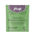 thumbnail image 6 of Yogi Tea Green Tea Blueberry Slim Life, Organic Green Tea Bags, 16 Count, 6 of 8