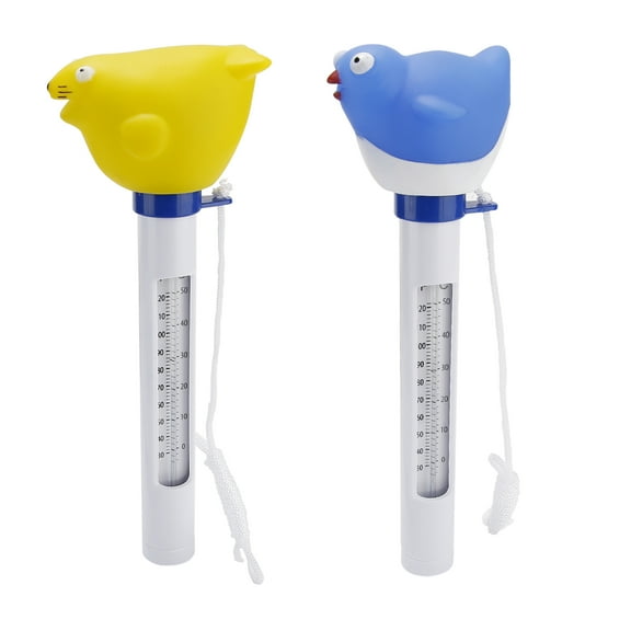 Watflow Swimming Floating Pool Thermometer, Pool Water Thermometer with String, Thermometer for Swimming Pool, Bath Water, Spas, 32-120℉