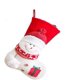 thumbnail image 4 of Calcetín navideño de felpa para colgar Medias navideñas Soporte para muñeco de nieve de Papá Noel Calcetín para colgar en el árbol de Navidad, 4 of 4