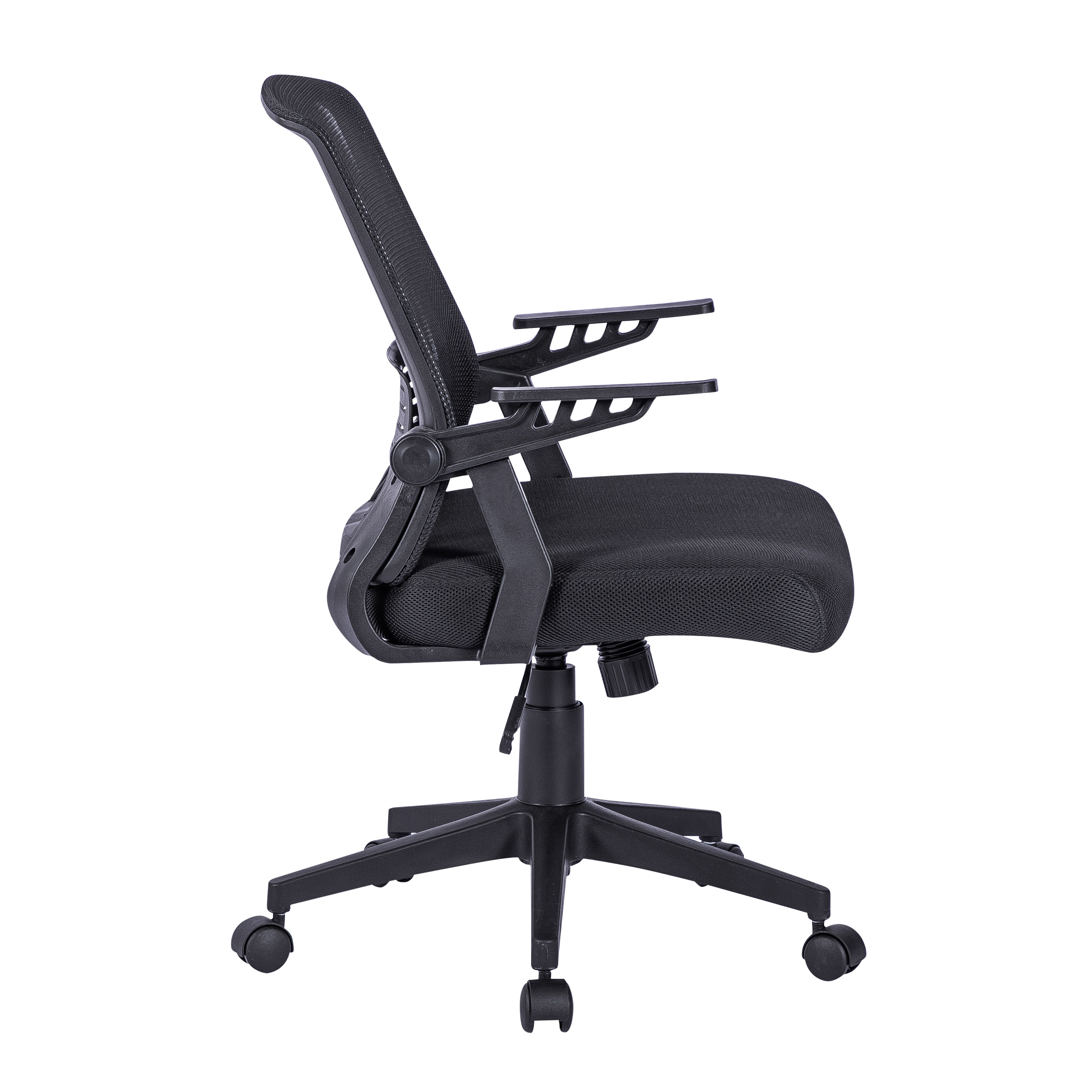 Techni Mobili Ergonomic Office Mesh Desk Chair, Black RTA-3245C-BK - Thumbnail 5