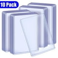 thumbnail image 2 of Protège-cartes Transparents en PVC pour Cartes de Collection, Cartes de Basketball, Cartes de Sport, 35 Pcs, Support de Cartes de Jeu 3x4'' 5 Bleu, 2 of 6