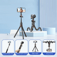 thumbnail image 2 of Flexible for Phone Tripod Selfie Stick Mini Camera Tripod for Phone Holder with Cold Shoe Mount Travel Tripod Remote Tabletop Tripod Octopus Legs for iPhone Samsung Camera Stand, 2 of 7