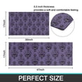 thumbnail image 7 of Purple Gothic Bat Pattern Kitchen Rugs Sets Of 2,Anti Fatigue Kitchen Mat Rugs Non Slip Washable,Decorative Kitchen Floor Mats for Kitchen,Sink,Laundry,17"x30"+17"x47", 7 of 7