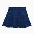 thumbnail image 6 of ITSAME Pleated Skirt for Girls, High Waisted Plaid Fashion School Uniform Skirt Blue 5-6T, 6 of 6