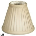 thumbnail image 5 of Royal Designs, Inc. Pleated Empire Chandelier Shade CS-111BG-6, Beige, 2.5 x 5 x 4.25, Pack of 6, 5 of 5