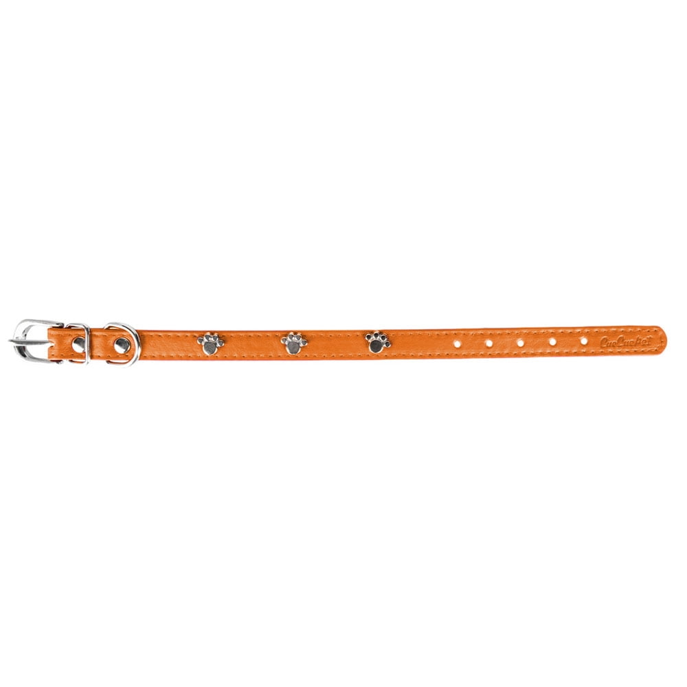 CUECUEPET Adjustable Dog Collar with Embellished Paw Bling Charms [Multiple Sizes]