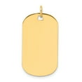 thumbnail image 1 of Beautiful 14k Plain .027 Gauge Engraveable Dog Tag Disc Charm, 1 of 1