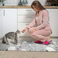 thumbnail image 3 of Pioneer Flower Floral Print Pattern Kitchen Rugs Sets Of 2,Anti Fatigue Kitchen Mat Rugs Non Slip Washable,Decorative Kitchen Floor Mats for Kitchen,Sink,Laundry,17"x30"+17"x47", 3 of 7