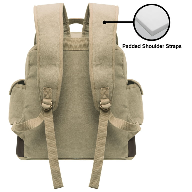Canvas Rucksack Diaper Bag Backpack