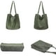 thumbnail image 4 of Corduroy Tote Bag, Women Corduroy Shoulder Bag Big Capacity Casual Handbags for Women, Beautiful Shopping Tote Bag with Pocket (Army Green), 4 of 5