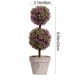 thumbnail image 3 of Adornos De Plástico 1 pieza de planta artificial en forma de bola de boj sintético para decoración de interiores y exteriores, ideal para el hogar, la oficina o la mesa (morado). Rkxzt, 3 of 9