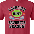 thumbnail image 4 of Inktastic Lacrosse is My Favorite Season T-Shirt, 4 of 5
