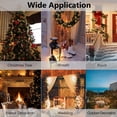 thumbnail image 7 of MAGOTAN  Christmas Lights - Battery Operated String Lights 33ft 100LED Outdoor String Light with Timer & 8 Modes, LED String Lights for Indoor Outdoor Wreath Christmas Wedding Party Decor, Warm White, 7 of 7