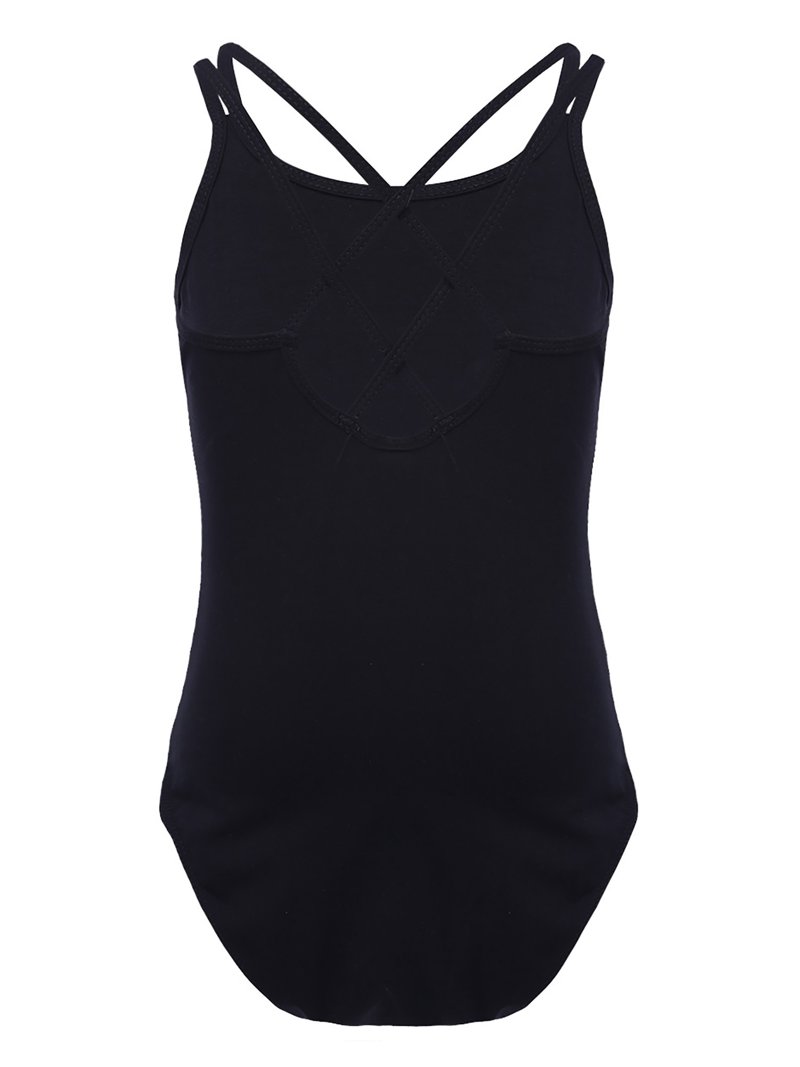 iEFiEL Little Girls Ballet Dance Leotard Cotton Basic Criss Cross