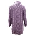 thumbnail image 4 of FEIFLY Women Long Sleeve Turtleneck Winter High Waist Slim Sweater Dress Pullover Jumper Leisure Female Knitwear, 4 of 5