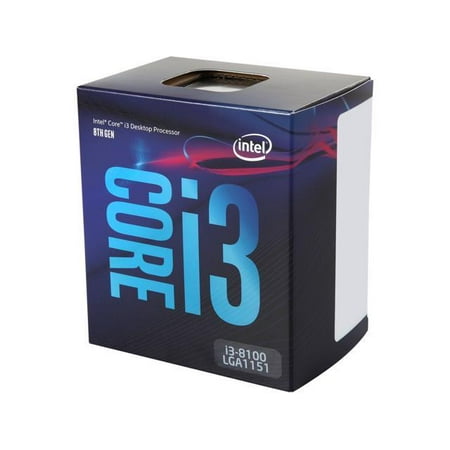 Intel Core i3 8th Gen - Core i3-8100 Coffee Lake Quad-Core 3.6 GHz LGA 1151 (300 Series) 65W BX80684I38100 Desktop Processor Intel UHD Graphics 630