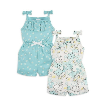

Gerber Baby Girl Rompers 2-Pack (Newborn - 24 Months)