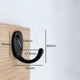thumbnail image 2 of Zinc Alloy Wall Mounted Coat Rack, 2 of 5