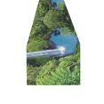 thumbnail image 2 of BSDHOME The Waterfall Cotton Linen Table Runner 14x72 Inches, 2 of 4