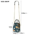 thumbnail image 2 of FORMRS Crossbody Bag for Women Shoulder Cell Phone Purse with Zipper, Oranges Pattern, 2 of 7