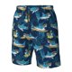thumbnail image 4 of Fotbe Cartoon Surfer Sharks Trajes de Baño Estampados para Hombre, Shorts de Verano de Secado Rápido, Ropa de Playa, Bañadores-3X-Large, 4 of 6