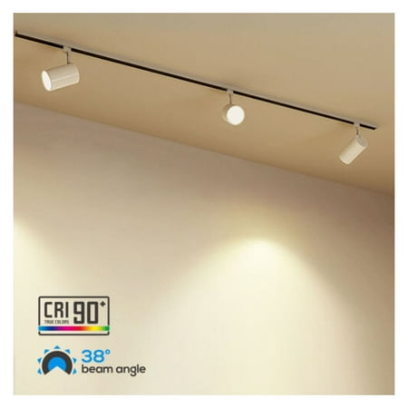

ZJINJIN 17.5W CRI90+ Dimmable LED White Track Light 3000K/4000K Pack of4