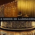 thumbnail image 3 of Cascadas de luces LED Blanco Cálido 9mts 500 luces navideñas Dosyu DY-ICE500L-CSC, 3 of 9