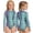 A1-Green, variant on Lkhaha Girls Long Sleeve Rash Guard Swimsuit Scale UV Protection One Piece Bathing Suit A1-Green 9-10 Years