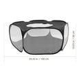 thumbnail image 3 of 1Pack Small Pet Cage Tent with Cloth Material for Pets Prevent Chewing Indoor Play Area, 3 of 8