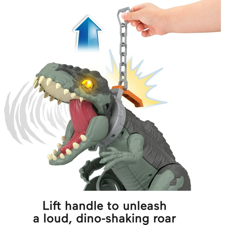 Imaginext Jurassic World Dominion Mega Stomp Rumble Giga Dinosaur Action Figure Lights Sound
