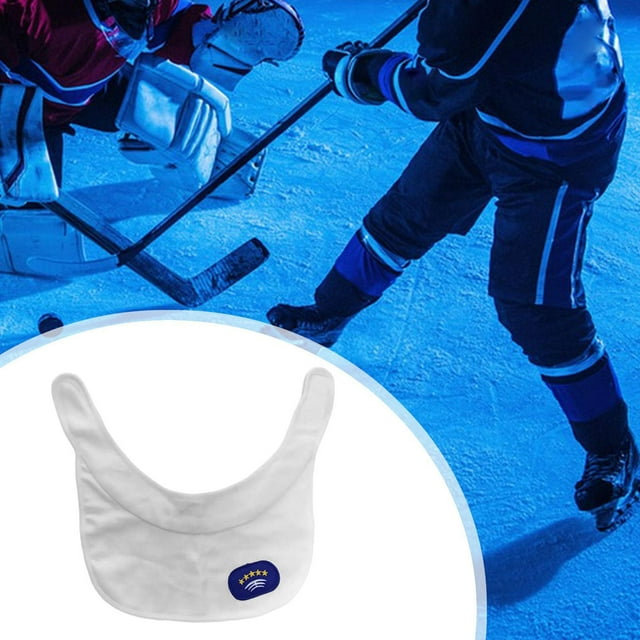 Protector de Cuello para Jugadores de Hockey sobre Hielo Que Usan Petos, Resistente a Cortes, Suave Y Ligero, Accesorio para Patinaje de Velocidad, Ad