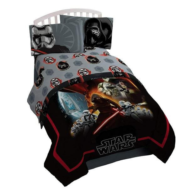 Star Wars Ep7 Photoreal Reversible Comforter, Single