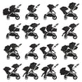 thumbnail image 2 of Baby Jogger City Select Double Stroller | Baby Stroller with 16 Ways to Ride, Included Second Seat | Quick Fold Stroller, Jet, 2 of 4