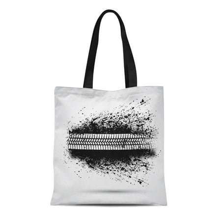 ASHLEIGH Canvas Bag Resuable Tote Grocery Shopping Bags Rally Tire Track Road Truck Motocross Race Dirt Wheel Bike Tote