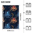 thumbnail image 4 of joogoo Spiral Journal Notebook Abstract Octopus College Ruled Notebooks 8.3" x 5.7" 2 PCs, 4 of 8